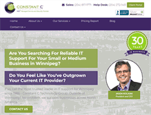 Tablet Screenshot of constantc.com
